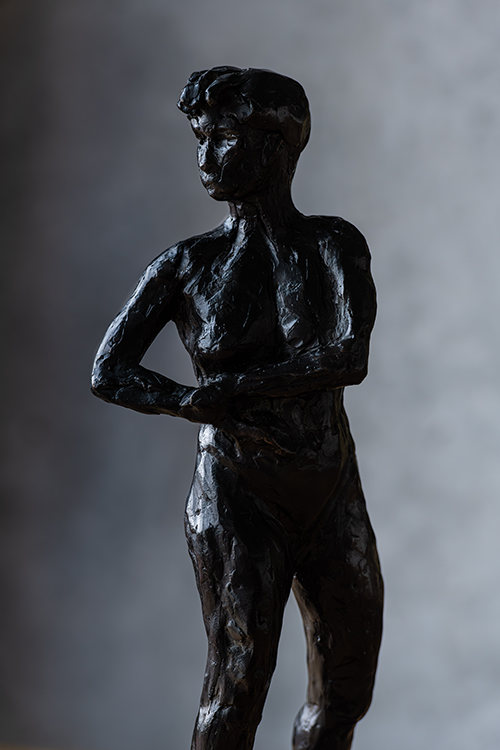 Een brons model van een vrouw 1.2