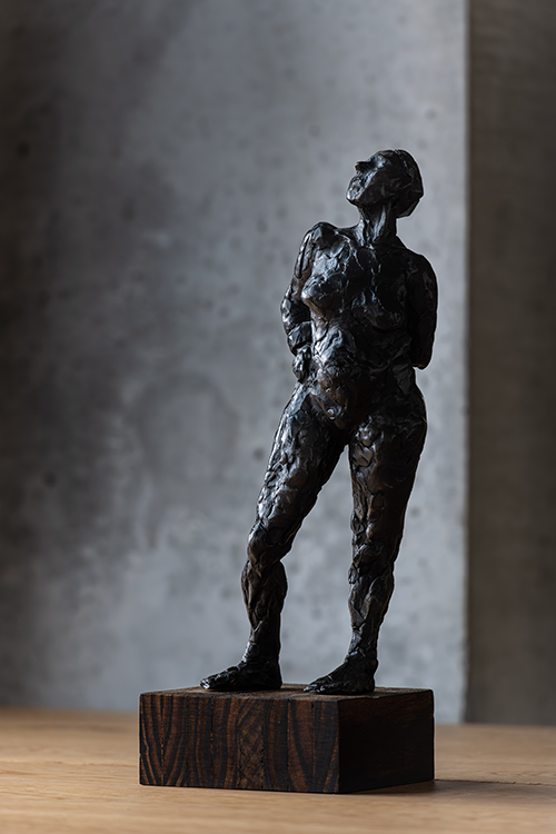 Een brons model van een vrouw 2.1